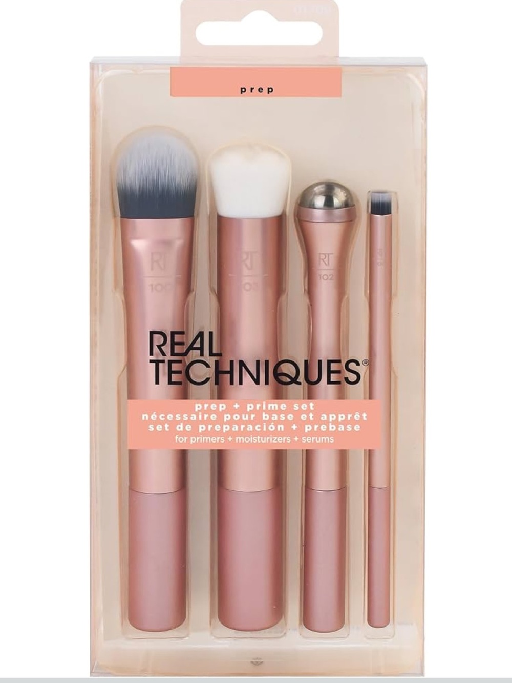 NWT | NIB | Real Techniques Prep and Prime Makeup Brush Set | 4-Piece